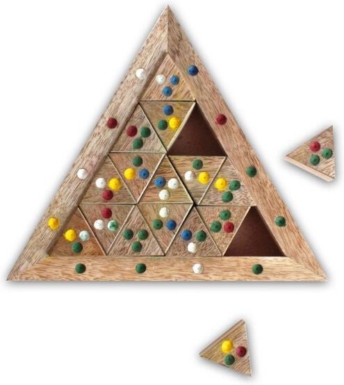 El Puente Geduldsspiel "Farbdreieck"