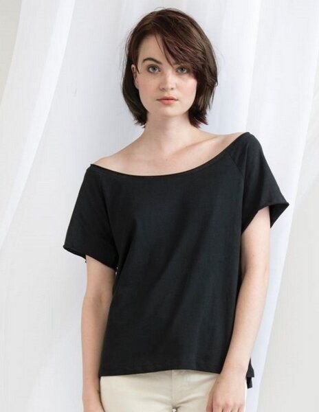 Mantis Damen T-Shirt Flash Dance, weiter Schulterfreier Ausschnitt