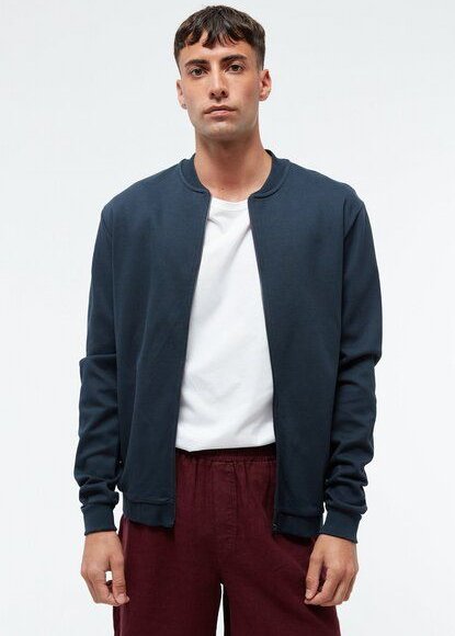 Givn Berlin Jacke GBCARTER aus Bio-Baumwoll Piqué mit Reißverschluss