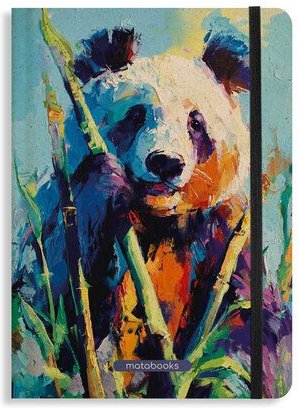 matabooks® Nachhaltiges A5 Notizbuch/Journal/Schreibheft aus Süßgraspapier – Nari (punktiert)