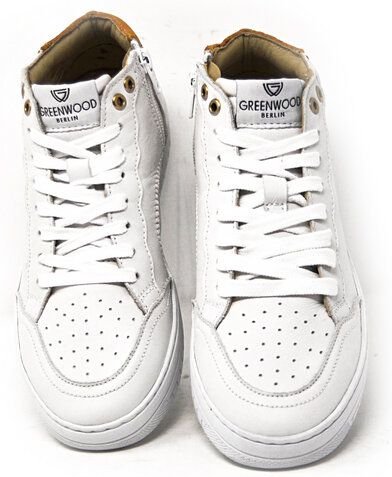 Greenwood Berlin GWB Sneaker Unisex Base high weiß gelb