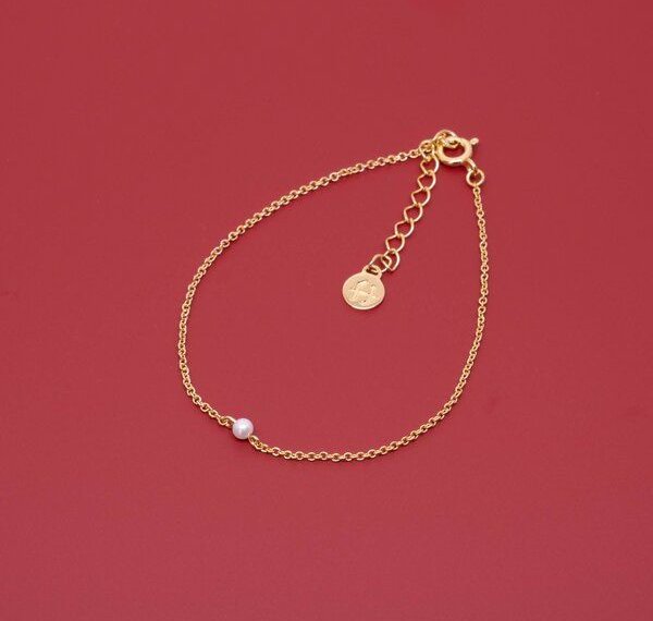 fejn jewelry Armband 'single pearl'