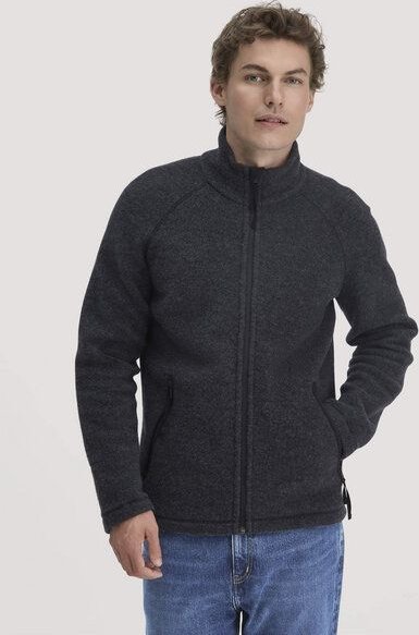 hessnatur Wollfleece-Jacke aus reiner Bio-Merinowolle