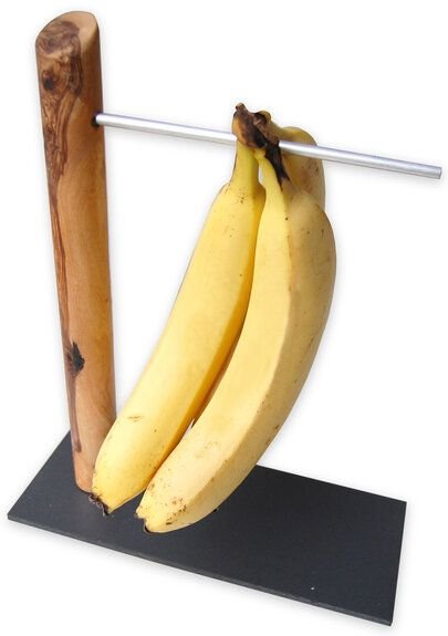 Olivenholz erleben Bananenhalter aus Olivenholz