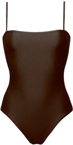 RENDL Swimsuit No.8 - Minimalistischer Badeanzug mit Spaghetti Trägern