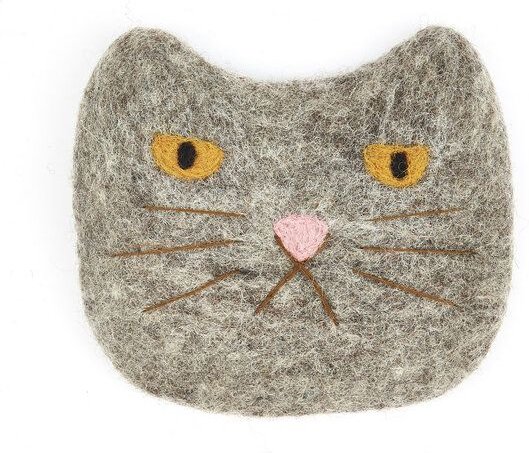 Thumbnail - short'n'pietz handgefilztes Täschchen "Katze" mit Reißverschluß