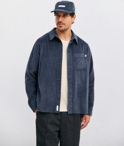 Rotholz Cord Hemd Bio Baumwolle