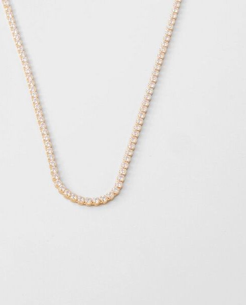 fejn jewelry Kette 'sparkle tennis' mit Zirkonia Steinen