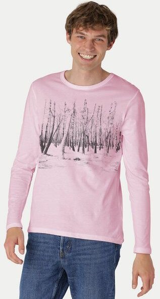 Peaces.bio - handbedruckte Biomode Herren Langarmshirt Woodland