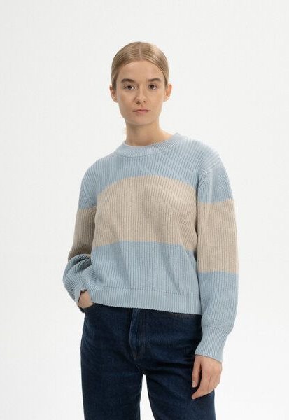 Rippstrick Pullover ADAH STRIPES | von MELA | Fairtrade & GOTS zertifiziert