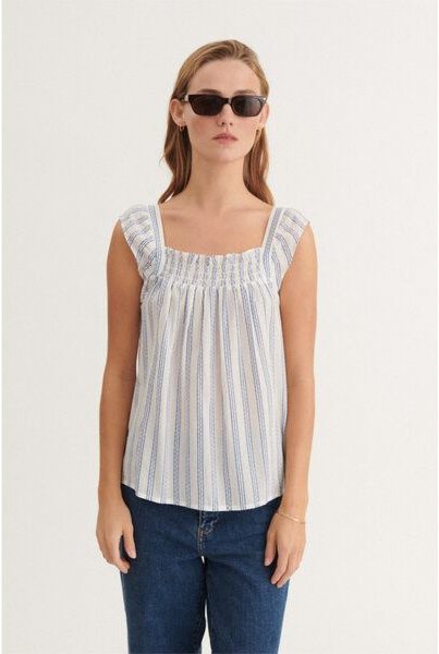 Basic Apparel Gestreiftes Top ADA aus Bio-Baumwolle