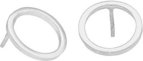 pakilia Silber Ohrstecker Kreis Fair-Trade und handmade