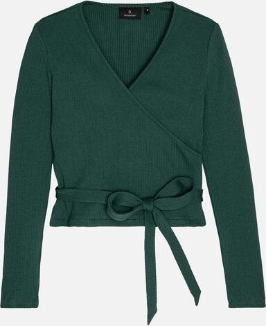 Damen Rib Longsleeve aus Bio-Baumwolle Mix - ARONIA - recolution