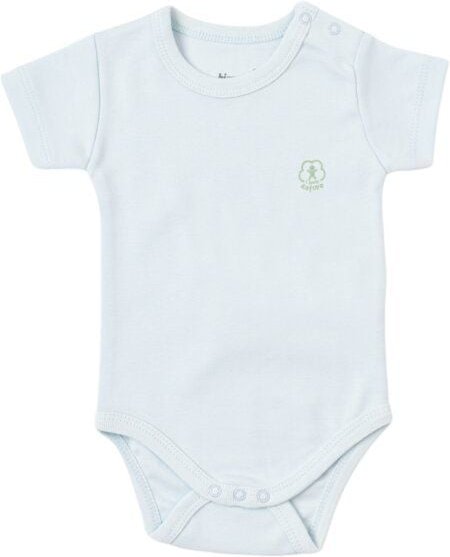 Thumbnail - Biorganic Baby Body 100% Bio-Baumwolle Basic Nature Kurzarmbody GOTS