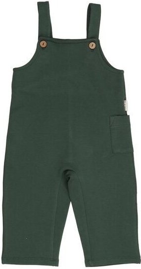Kinder Latzhose Bio-Baumwolle, Dunkelgrün, Walkiddy