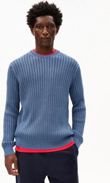 ARMEDANGELS PIGMENT DYE RIB - Herren Pullover aus Bio-Baumwolle