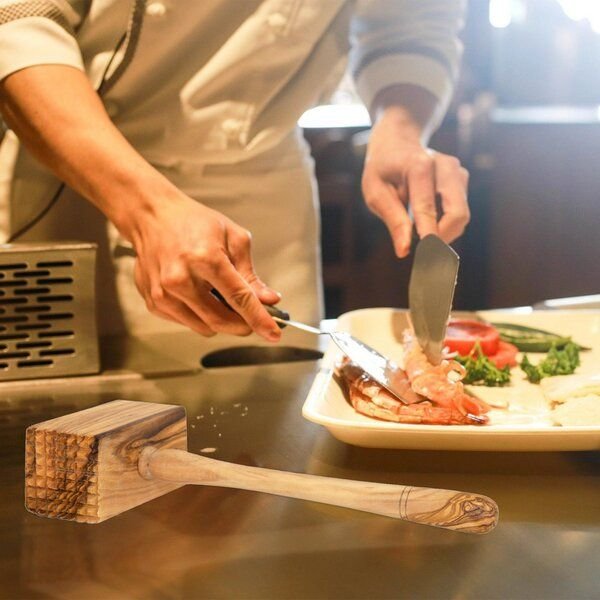 NATUREHOME Olivenholz Fleischklopfer 30 cm