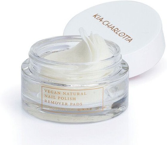 Kia-Charlotta Natürliche vegane Nagellackentferner-Pads