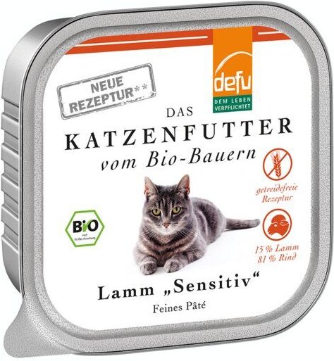 defu Bio Katzenfutter Paté Lamm *Sensitiv*