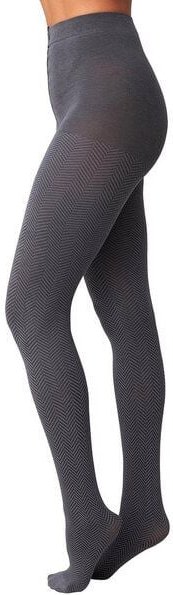 Swedish Stockings Strumpfhose Hedda Fischgrät aus Bio-Baumwolle