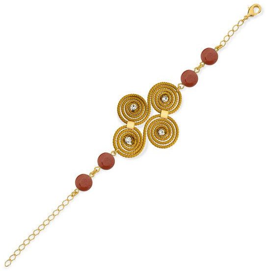 Aline Celi Armband Claudia Bio aus Golden Grass