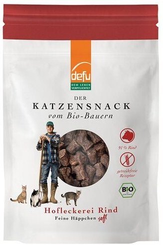 defu Bio Katzensnack Hofleckerei Rind - Feine Häppchen "soft"