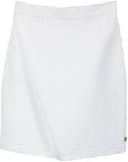 LUXAA Kurzer Rock mit Falte aus Bio-Baumwolle