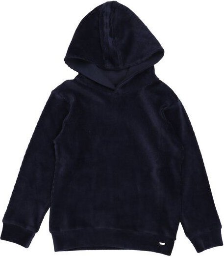 Walkiddy Cord Navy Bio-Baumwoll-Kinder-Hoodie Blau - GOTS-zertifiziert, Umweltfreundlich & Hautfreundlich