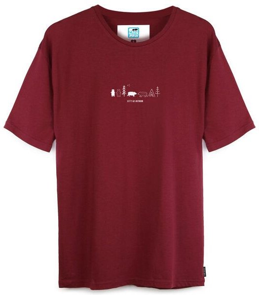 GARY MASH T-Shirt Let's go outdoor aus Bio-Baumwolle