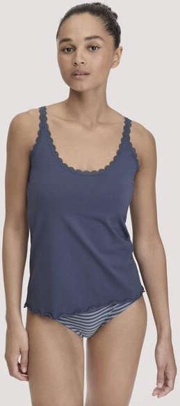 hessnatur Tanktop COTTON FEELING LACE aus Bio-Baumwolle