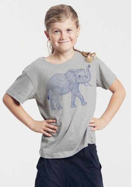 Peaces.bio - handbedruckte Biomode Bio-Kinder T-Shirt "Babyelefant"