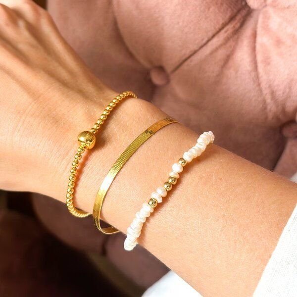 MOANINA Armband Sassari - 925 Silber/18k Gold Vermeil