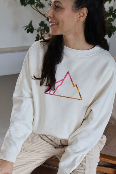 Kultgut Artdesign - Biofair- Kuscheliger Sweatpullover / SundownMountain