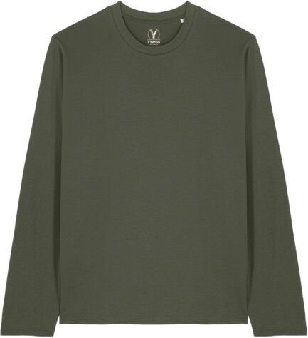 YTWOO Basic Unisex Langarmshirt aus 100% Biobaumwolle