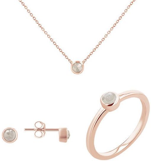 Eppi Schmuck-Set mit Salt and Pepper Diamanten Jana