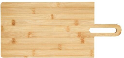 elasto Schneidbrett "Kyoto" aus Bambus - Robustes Brett mit elegantem Griff