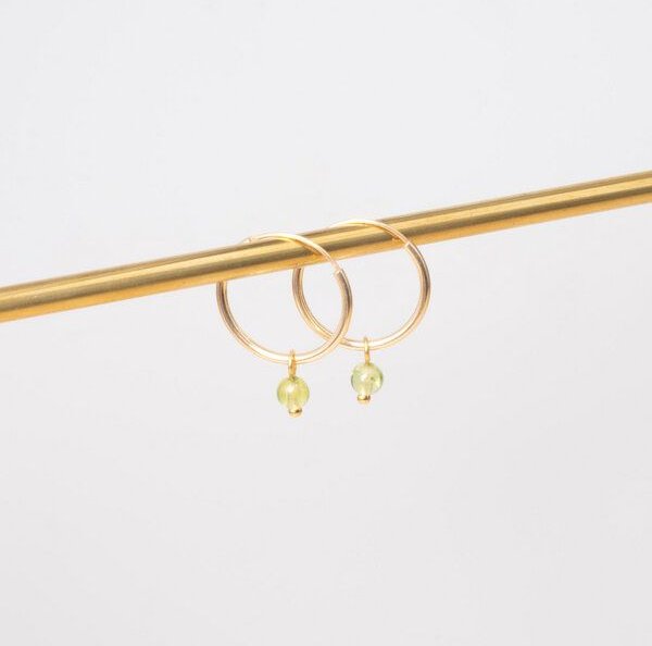 fejn jewelry Creole 'gemstone hoop'