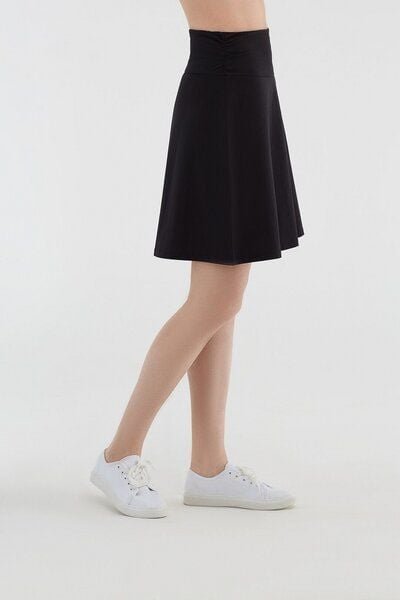 Leela Cotton Damen Röcke Lang Bio-Baumwolle Rock Kleid