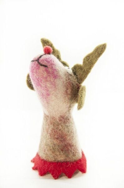 short'n'pietz Rentier als Filz Eierwärmer