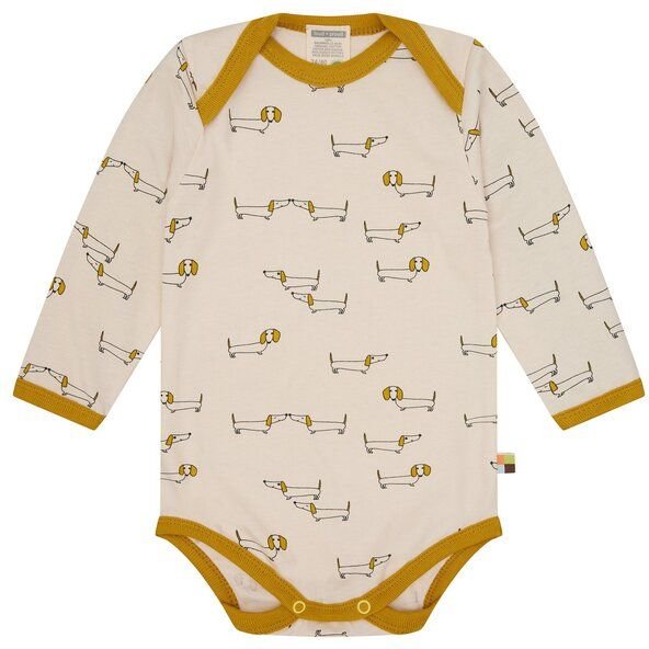 loud + proud Babys & Kinder Body langarm mit Druck, GOTS-zertifiziert