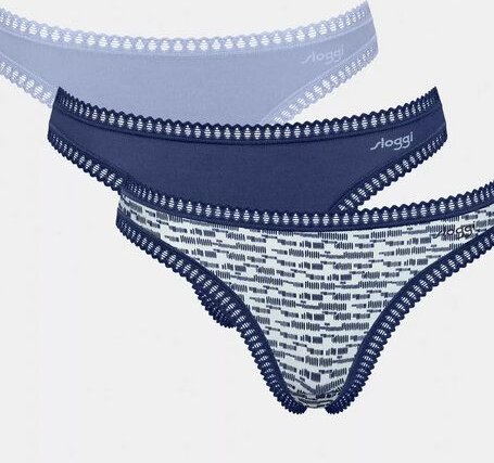 Sloggi 3er Pack GO Crush String Bio-Baumwolle