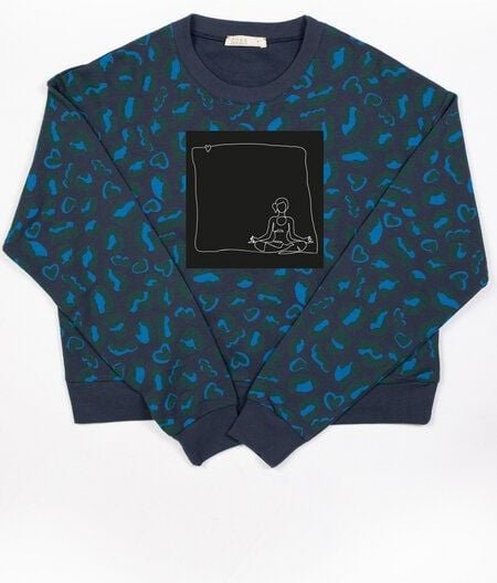 CORA happywear Damen Mini Sweater aus Bio-Baumwolle | Yoga