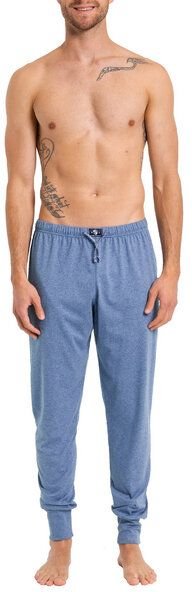 Haasis Bodywear Herren Pyjamahose mit Bündchen, Seitentaschen, Single Jersey, Bio Baumwolle, GOTS