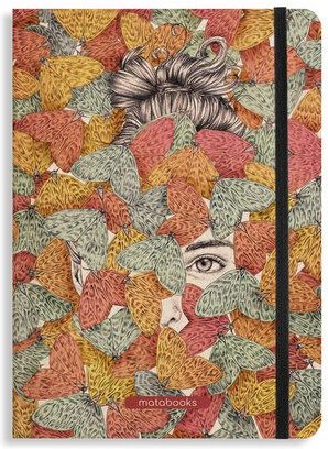 matabooks® Nachhaltiges A5 Notizbuch/Journal/Schreibheft aus Süßgraspapier – Nari (punktiert)