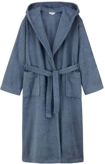 hessnatur Langer Bademantel Relaxed aus reiner Bio-Baumwolle