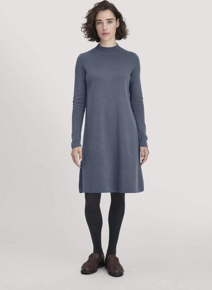 hessnatur Strick Kleid Relaxed aus TENCEL Lyocell mit Bio-Baumwolle