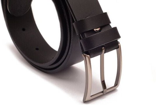 Simaru Herren Ledergürtel Orleans, pflanzlich gegerbtem Leder - EU