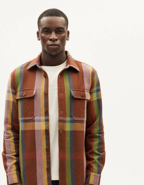 Thumbnail - thinking mu Hemd - Lucas Overshirt - aus Bio-Baumwolle
