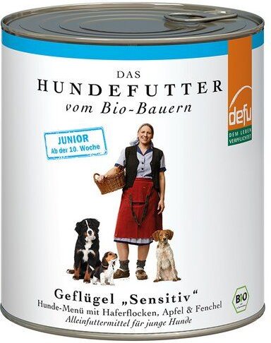 defu Bio Hundefutter Junior Menü Geflügel *Sensitiv*