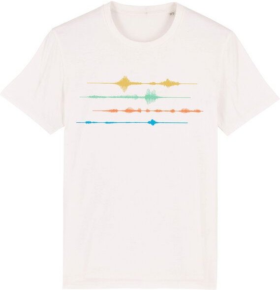 Spangeltangel T-Shirt "Frequenz", Musik, Schallwelle, Biobaumwolle